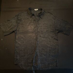 Silk design Button Down Shirt